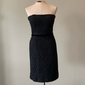 Trina Turk Black Strapless Dress